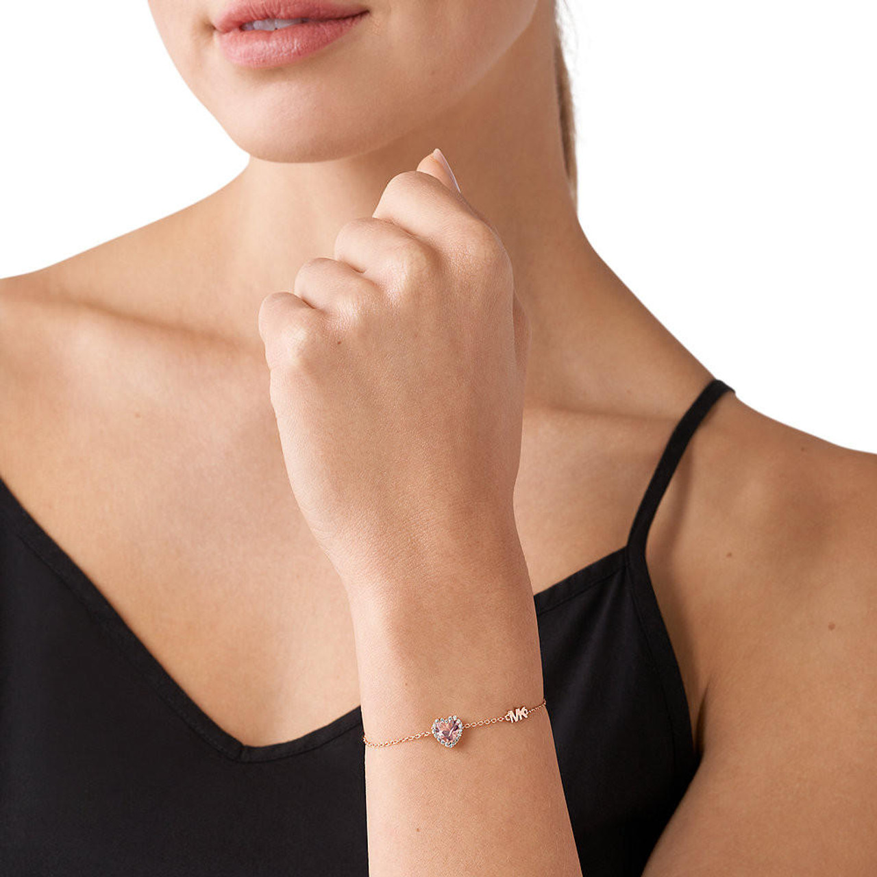 Vintage Signed Michael Kors Rose Gold Tone Diamante Padlock Bangle Bracelet  - Etsy