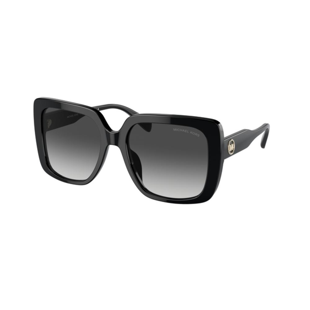 MICHAEL KORS Milan Grey Rectangular Sunglasses Michael Kors MK2243U Rhodes L (52 - 17) with Blue lenses and  main image 3
