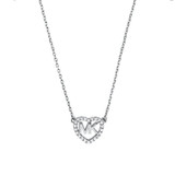 Michael Kors Premium Ld Kors Mk Silver Necklace