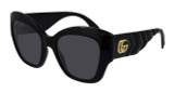 Gucci Sunglasses GG0808S Black Grey