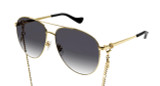Gucci Sunglasses GG1088S Gold Grey