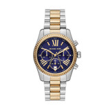 Michael Kors LEXINGTON LD Gold Steel Blue 38 QC