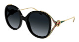GUCCI Sunglasses GG0226S Black Grey Gradient