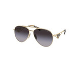 Prada 0PR 73ZS Grey Gold