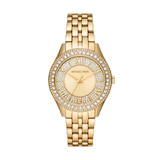 Michael Kors HARLOWE LD oro acciaio 38 Q3