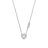 Michael Kors PREMIUM LD silver necklace