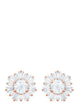 Swarovski Sunshine Earrings Rose Gold White