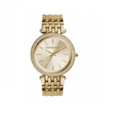 Michael Kors Watches Women's MK3191 Gold-Tone Glitz Darci Watch - 2265491
