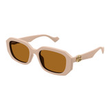 Gucci Occhiali da sole GG1535S Nude Marrone - 6397021