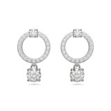 Swarovski Attract Lady Rhd Crystal Earrings - 5148037