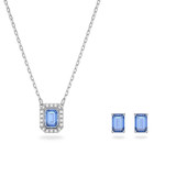 Swarovski Millenia Set Blu Placcato in rodio - 5368948