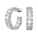 Swarovski Matrix Hoop Clear Earrings - 6359006
