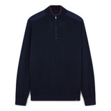 SILK AND COTTON ZIP SWEATER - 25411631