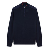 丝棉拉链针织衫 - 25411631