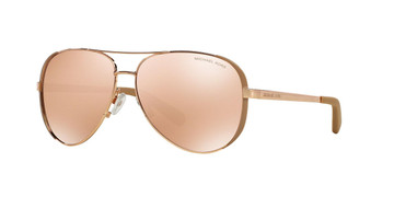 Michael Kors occhiali da sole Chelsea oro rosa