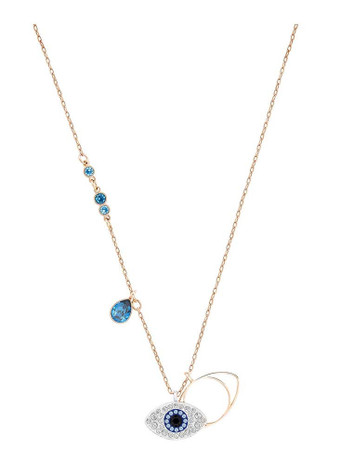 Swarovski LD Duo Pendant Eye Necklace