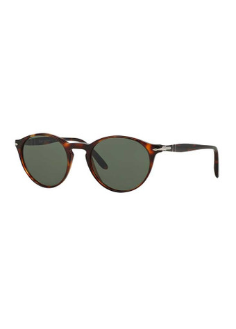 Persol Green tortoiseshell blue acetate sunglasses