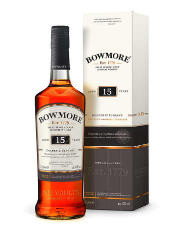 Bowmore 15 Year Old Single Malt Scotch Whisky 43% 100cl