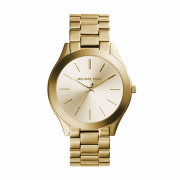 Michael Kors LD Watch Runway Gold Dl Gold Blet