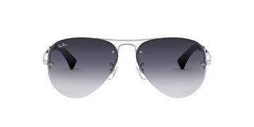 Ray-Ban occhiali da sole metallo nero grigio