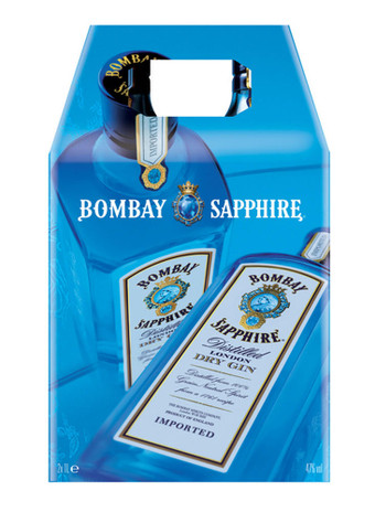 Bombay Sapphire TP 47% 2x100cl