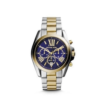 Michael Kors LD Watch Bradshaw Blu Dl Bicolor