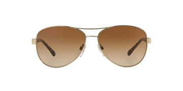 Burberry Sunglasses LD Gold Brown Shaded