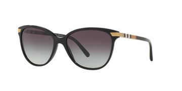 Burberry Sunglasses 0Be4216 57 30018GN Black Grey Shaded