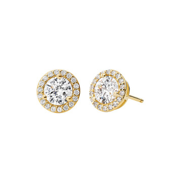 Michael Kors CZ ROUND STUD oro