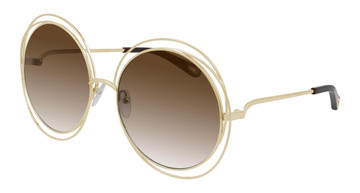 Chloé Sunglasses CH0045S Gold Brown