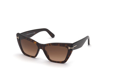 Tom Ford Occhiali da Sole FT0871 Havana Scuro Marrone Sfumato