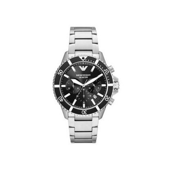 Emporio Armani Men's Diver Steel Blet Watch