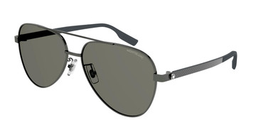 Montblanc Sunglasses Mb0182s-002 Black Grey