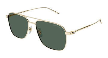 Montblanc Sunglasses MB0214S Green Gold