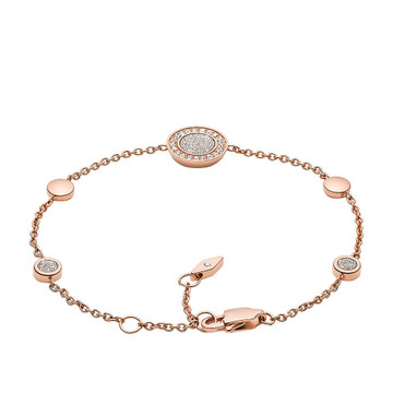 Fossil CLASSICS LD bracelet M rose gold Cz