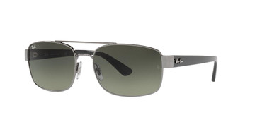 Ray-Ban sunglasses 0RB3687 green gray gradient