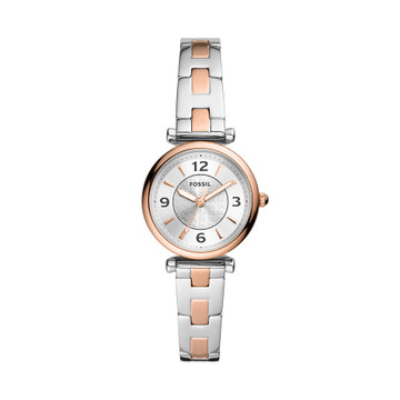 Fossil CARLIE LD 银色精钢 28 Q3