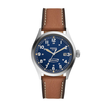 Fossil Orologio da Uomo DEFENDER GT Marrone Blu 40mm