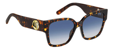 MARC JACOBS Sunglasses 698 Havana Blue Gradient