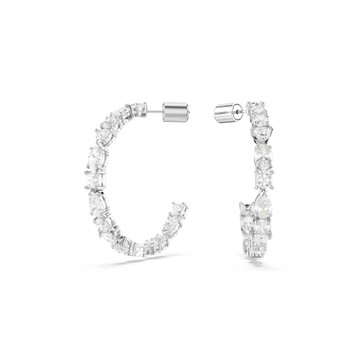 Swarovski Mesmera Lady Hoop Earrings White Crystal - 6178525