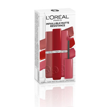 L'Oréal Paris Infaillible Matte Resin Lipstick Trio Set - 6341551