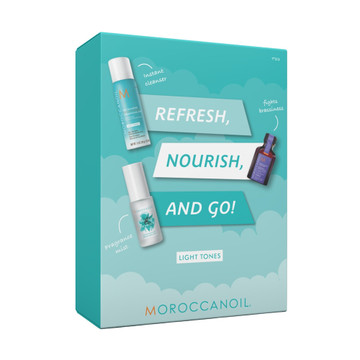 Moroccanoil Refresh, Nourish, and Go Set Capelli Chiari - 6808739