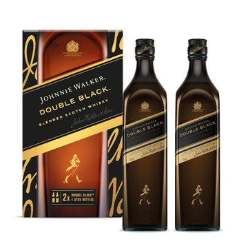 Johnnie Walker Whisky Set Double Black 2x1l - 6540996