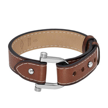 Fossil Bracciale Pelle Marrone - 5980069