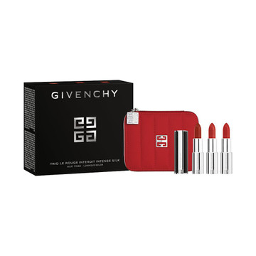 Givenchy Le Rouge Interdit Silk Set 3 Lipsticks + Pouch - 6444340 Givenchy Le Rouge Interdit Silk Set 3 Lipsticks + Pouch - 6444340