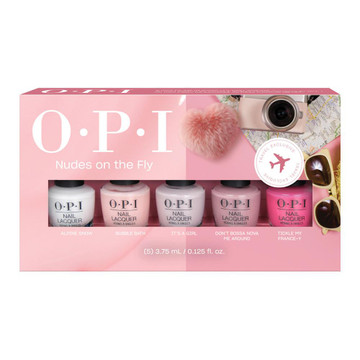 OPI Nudes On The Fly Airport Exclusive Nail Polish Set - 6901136
