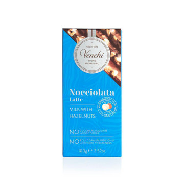 Venchi Tavoletta cioccolato al latte con nocciole 100g - 6603208