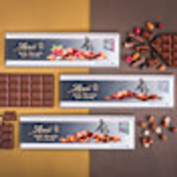 Lindt银条黑巧克力杏仁树莓味300克 - 2934704