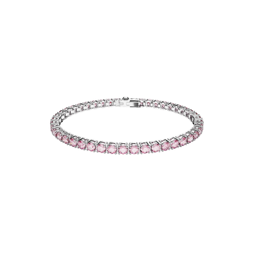 Swarovski Matrix Tennis Bracelet Pink - 5497666