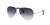 Ray-Ban occhiali da sole metallo nero grigio